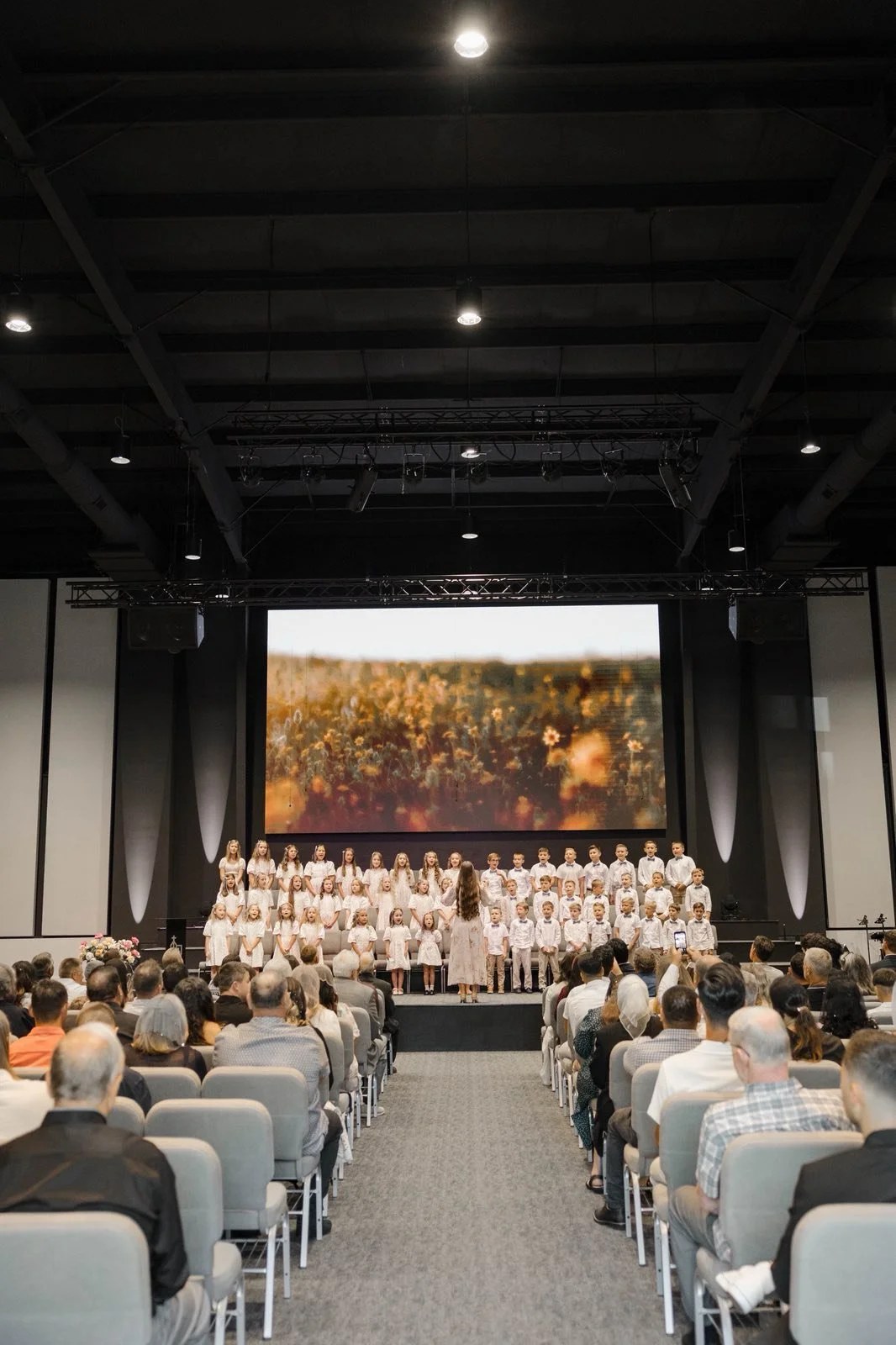 Children serving through music